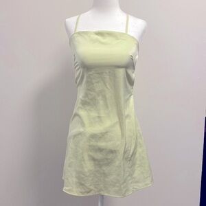 Kendal & Kylie pastel lime green mini dress